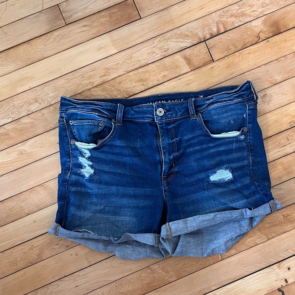 American Eagle Denim Midi Shorts